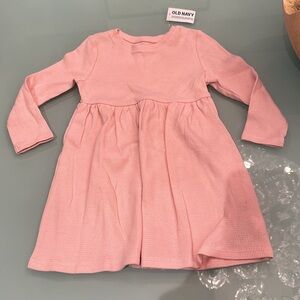 Old Navy set of 3 dresses. Pink, gray, yellow size 2T